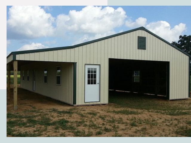 Строительство конюшен в Людинове