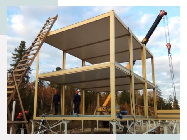 Строительство модульных здания Людиново