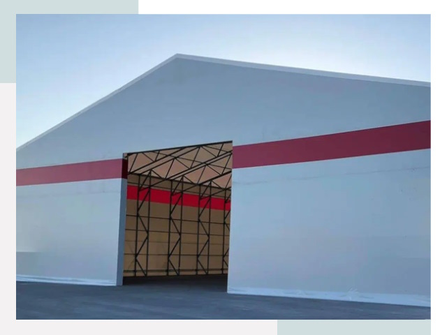 Быстровозводимые ангары в Людинове