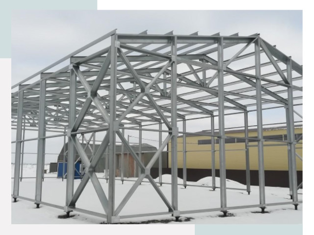 Каркасные ангары в Людинове