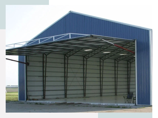 Прямо стенные ангары в Людинове