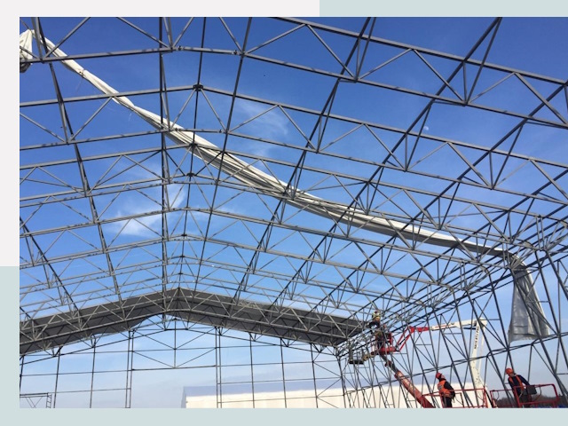 Шатровые ангары от 611 руб. в Людинове и Калужской области