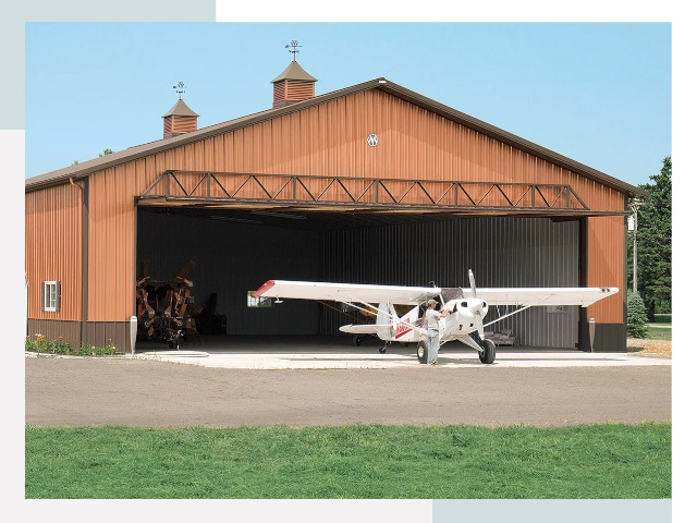 Ангары для самолетов в Людинове