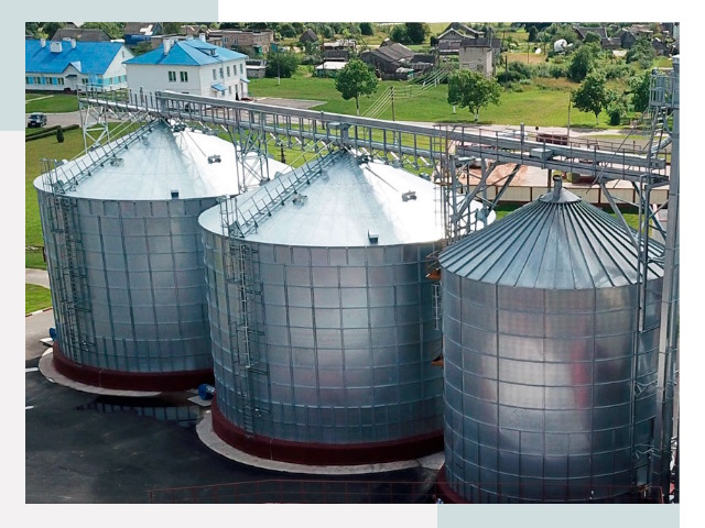 Металлические силосы в Людинове