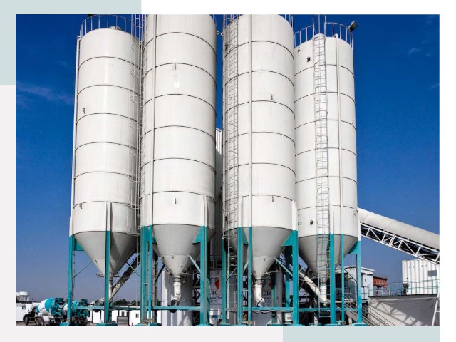 Строительство цементных силосов в Людинове