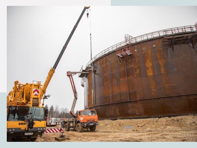 Монтаж резервуаров в Людинове от 611 руб. за м³