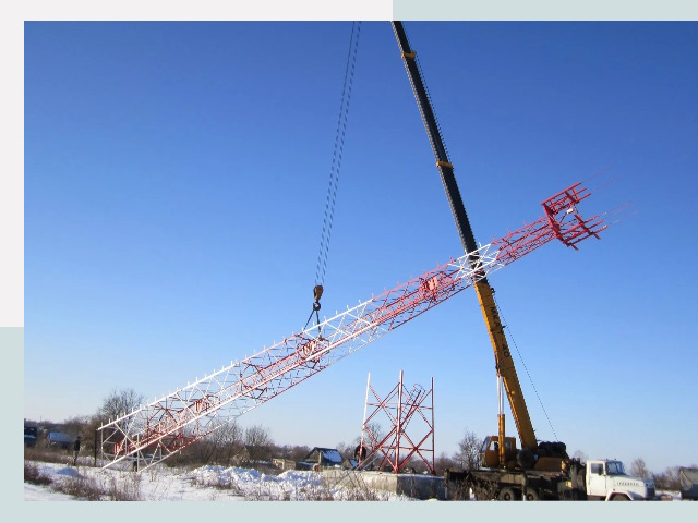 Строительство башен связи в Людинове от 611 руб.