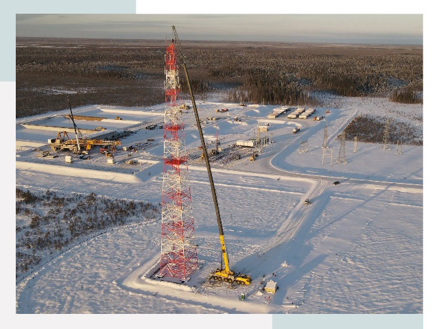 Мачты связи в Людинове