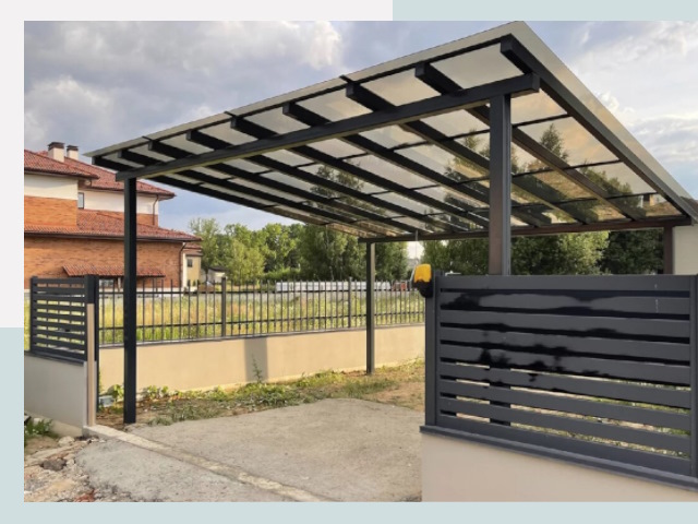 Металлические навесы в Людиново от 611 руб. за м²