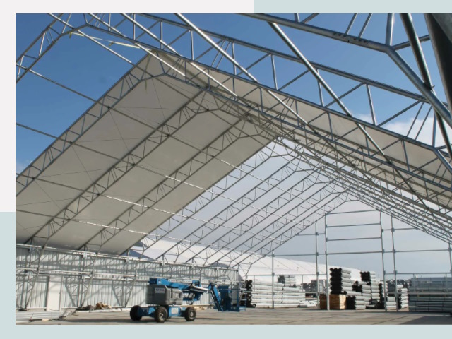 Каркасно-тентовые сооружения от СтальСтрой-Люд по цене 611 руб.