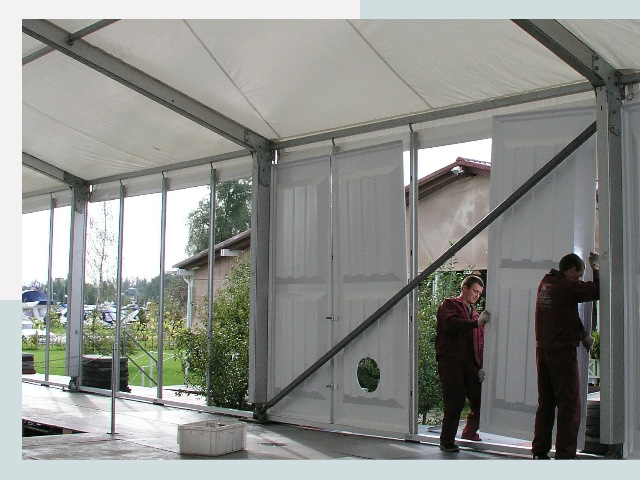 Быстро сборные шатры в Людиново от 611 руб. за м²