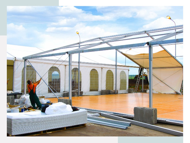 Быстро сборные шатры в Людинове