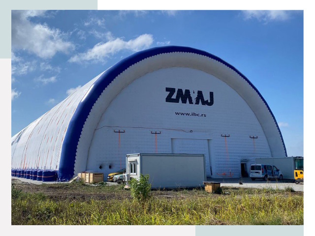 Брендирование ангаров в Людинове