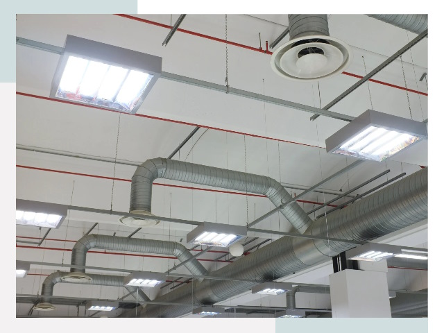Вентиляция ангаров в Людинове