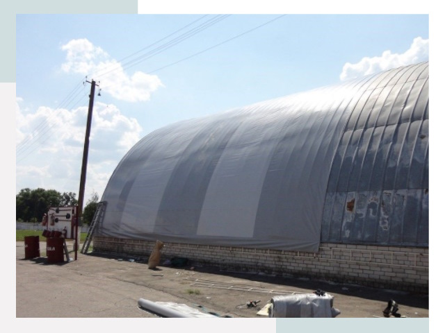 Ремонт ангаров в Людинове