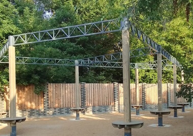 Терраса из металлоконструкций под ключ, проектирование, изготовление и монтаж от СтальСтрой-Люд